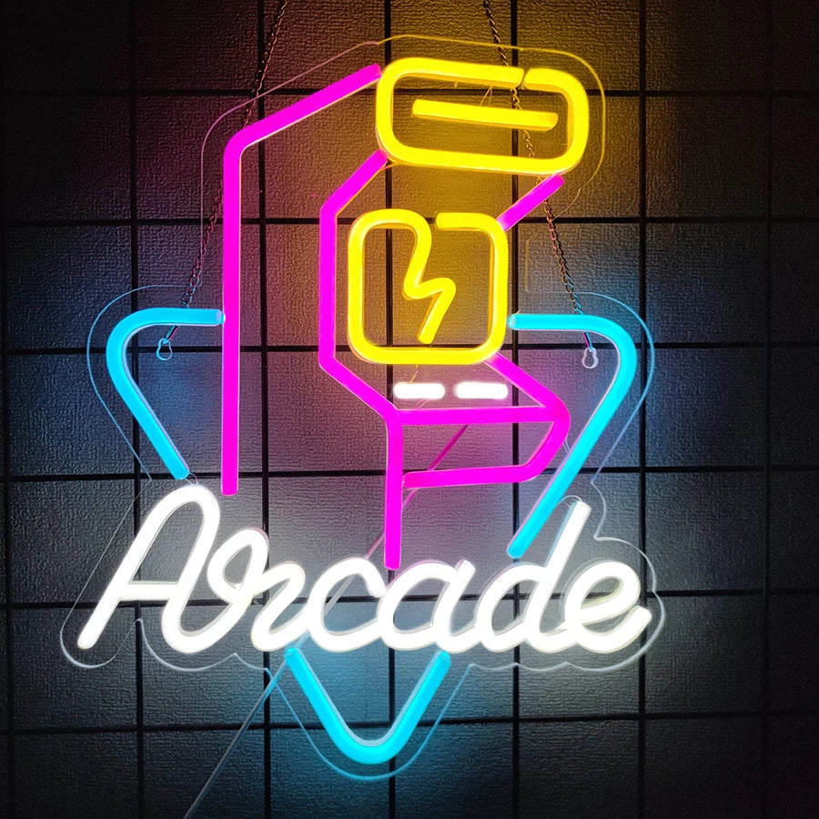 Gaming Neon Sign for Game Room Decor