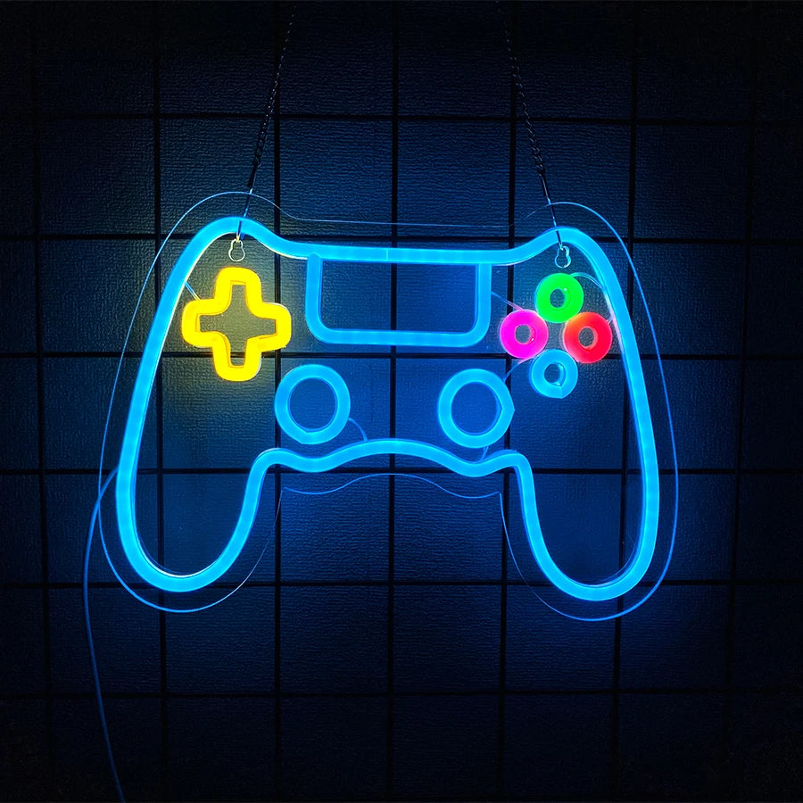 Gaming Neon Sign for Game Room Decor