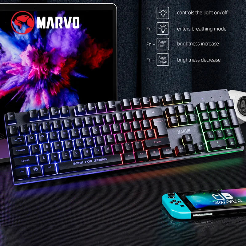 4 in 1  Gaming Keyboard, Mouse, Mouse Pad and Headphones
