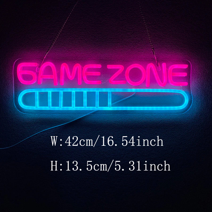 Gaming Neon Sign for Game Room Decor