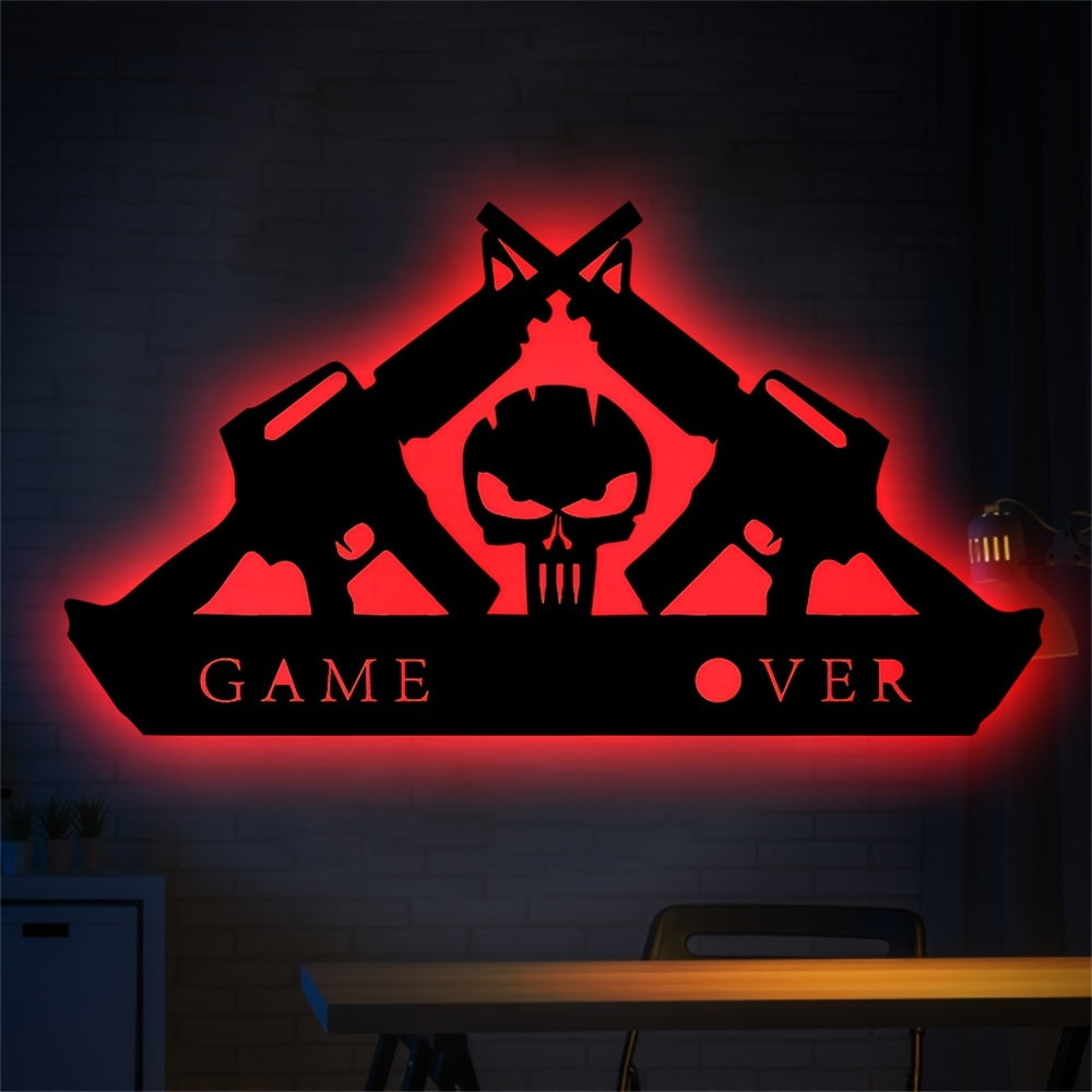 1pc Manga Silhouette Wall Light - Immersive Gaming Room Decor - Adds a Touch of Magic to Your Home